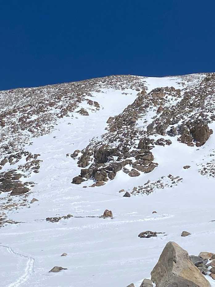 Booting Crooked Colouir on Mount Audubon