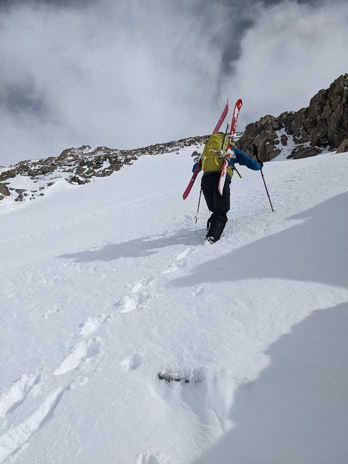 Booting Crooked Colouir on Mount Audubon